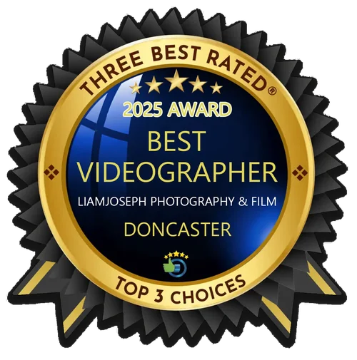 Three Best Rated 2025 Award, Best Videographer Doncaster